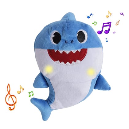 Baby Shark Plush Sing and Light up Plush Toy For Kids 1 Years and Above (Blue) Baby Shark Plush Sing and Light up Plush Toy For Kids 1 Years and Above (Blue)