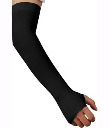 D1 DIFFERENT ONE Black Nylon Men's UV Protection Gloves ( Pack of 1 )