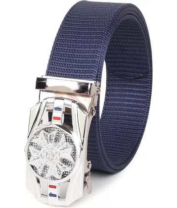 Clock21 - Blue Nylon Men's Casual Belt ( Pack of 1 )
