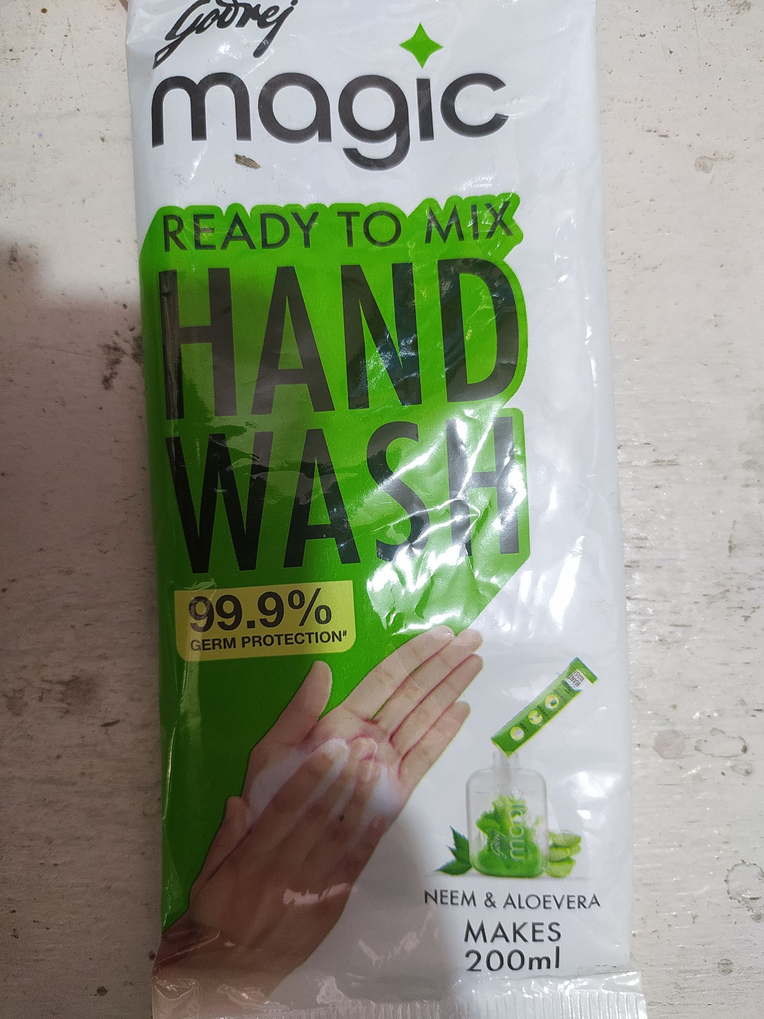 Godrej Magic Ready to mix Hand Wash Neem & aloevera 