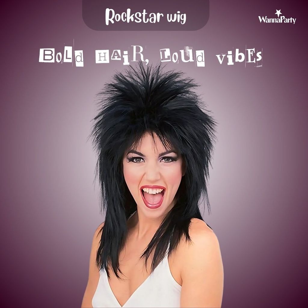 Rock Star Wig - 1PC - Party and Festive Needs | Buy online on ZillyBuy