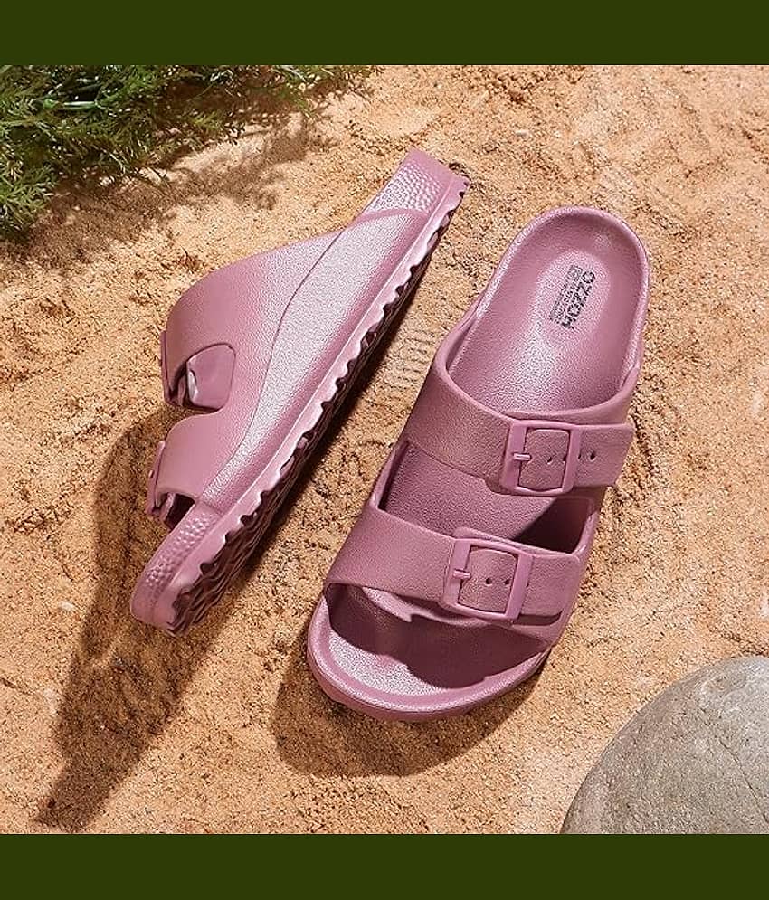 OZZOH Black Women's Slide Flip Flop