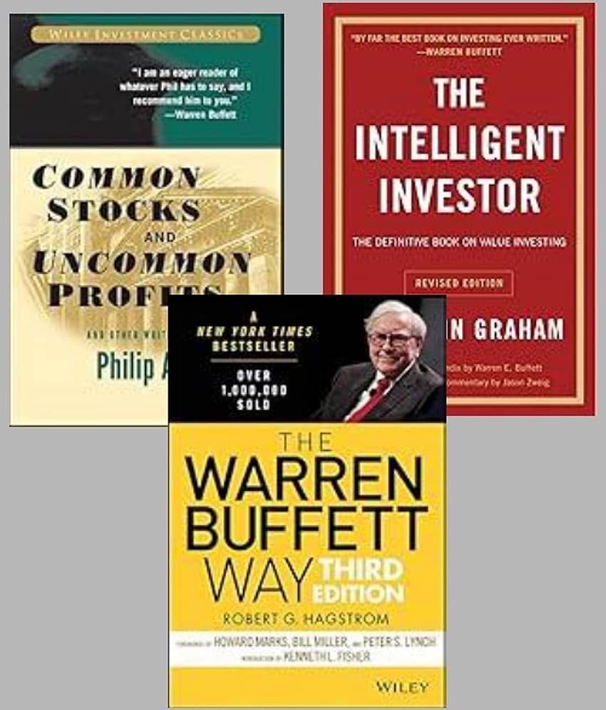 Common Stocks and Uncommon Profits + The Intelligent Investor + The Warren Buffet Way