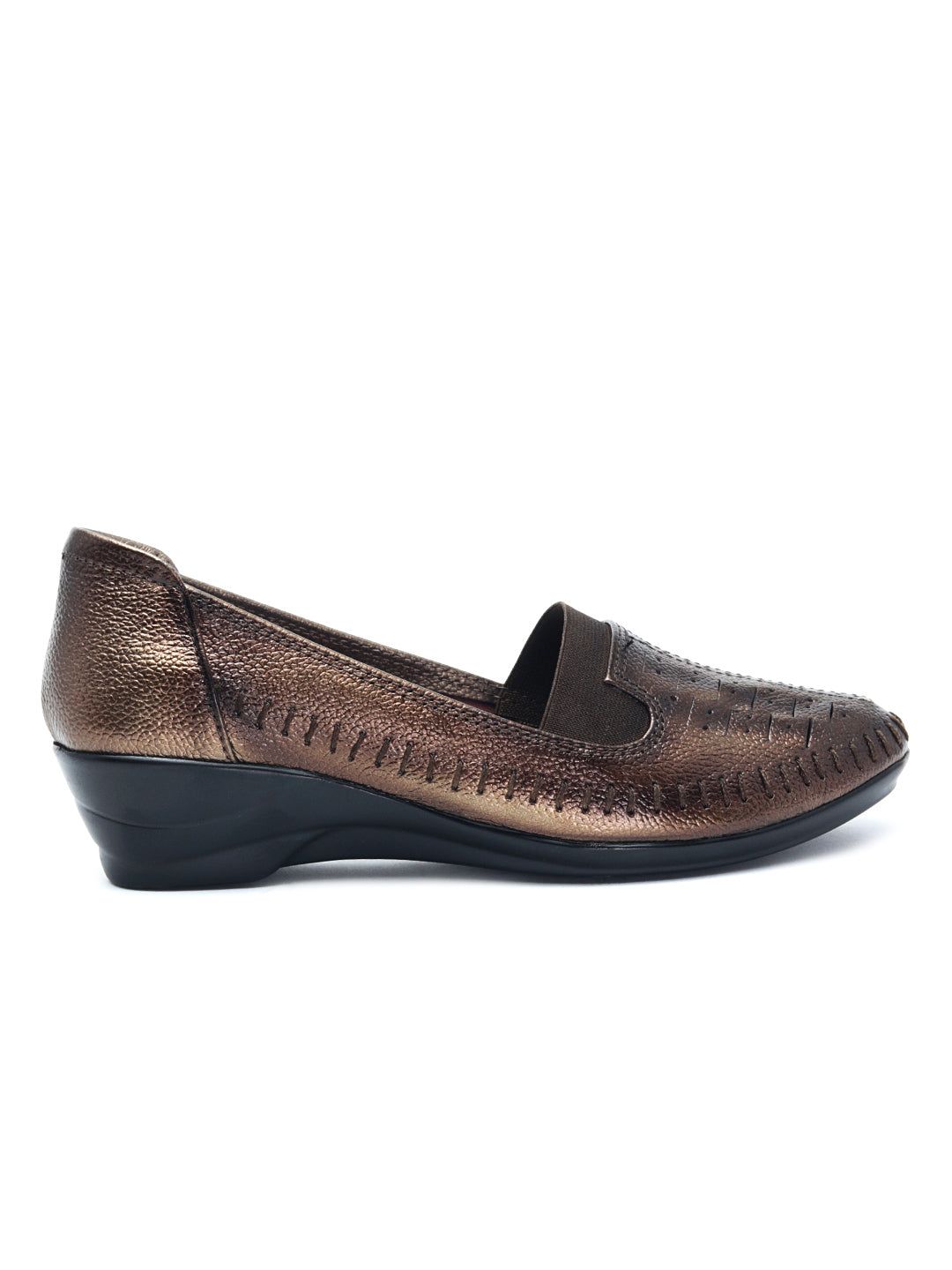 Delco Wedge Heel Belly-36 / Bronze