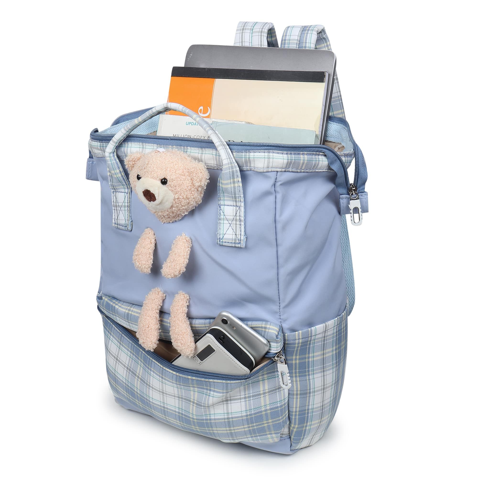 WalkBag Teddy Check / Blue