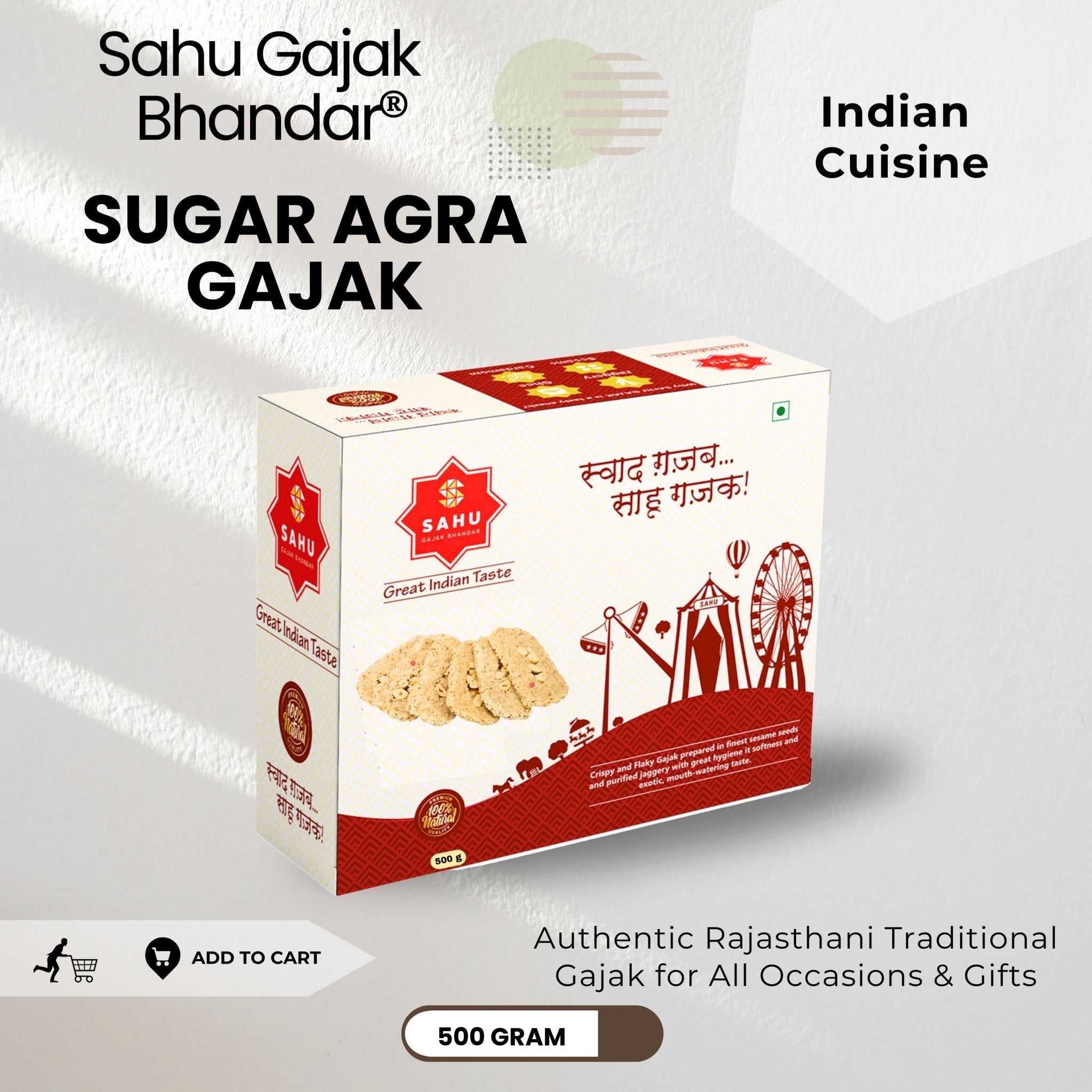Sugar Dry Fruit Gajak 500 Gram