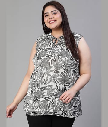 Oxolloxo Women's Polyester Regular Top ( Grey )