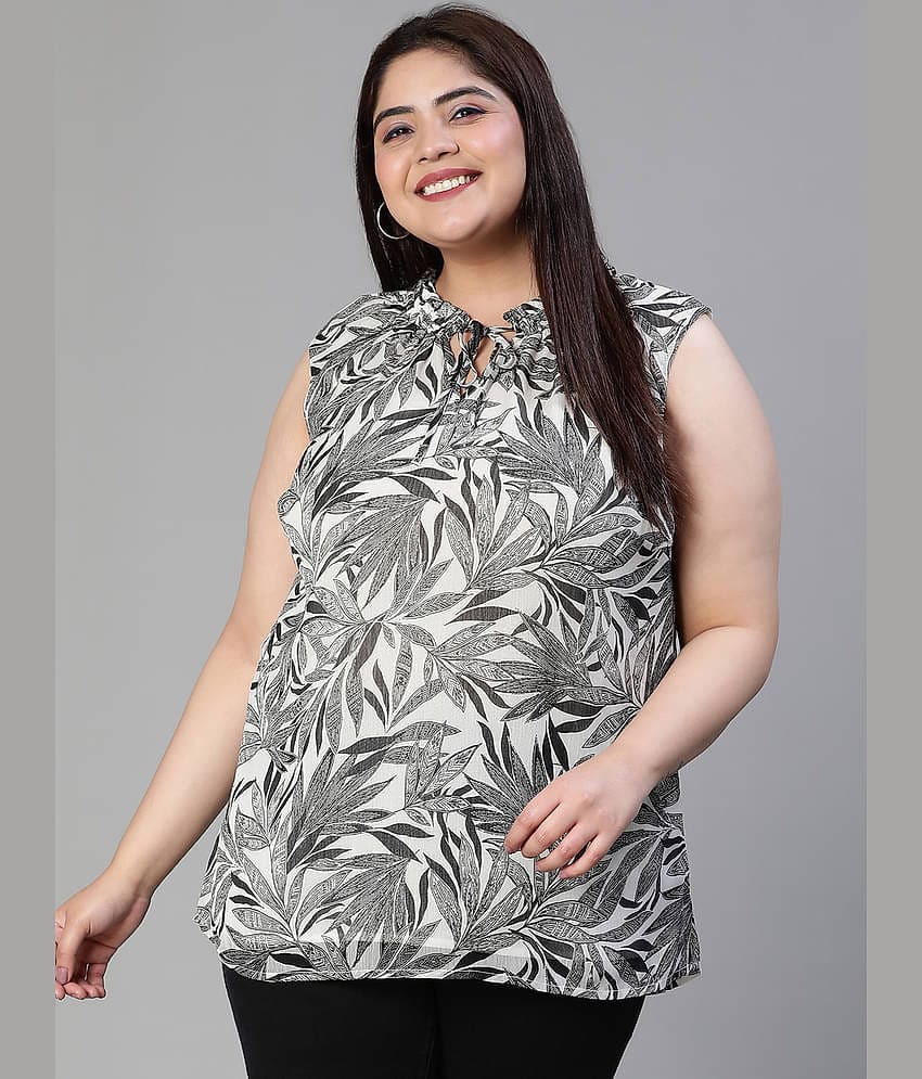 Oxolloxo Women's Polyester Regular Top ( Grey )