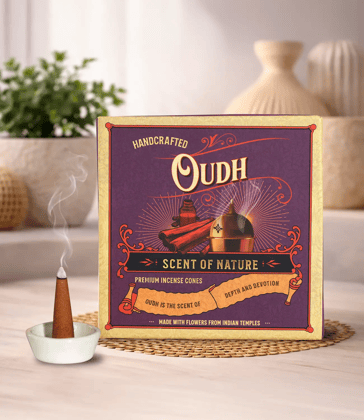 Scent Of Nature by Modicare Oudh Incense Dhoop Cones Pack Of 40 Units Scent Of Nature by Modicare Oudh Incense Dhoop Cones Pack Of 40 Units