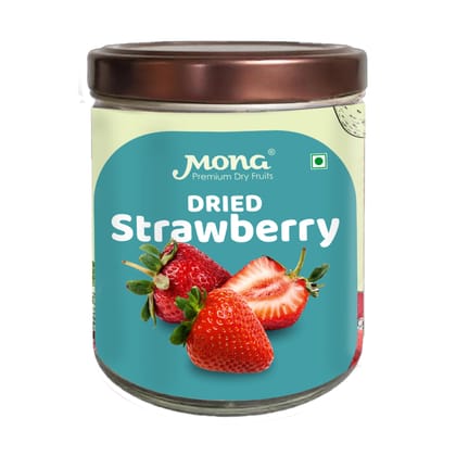Mona Premium Dried Strawberry Dry Fruit Jar - Healthy Snack