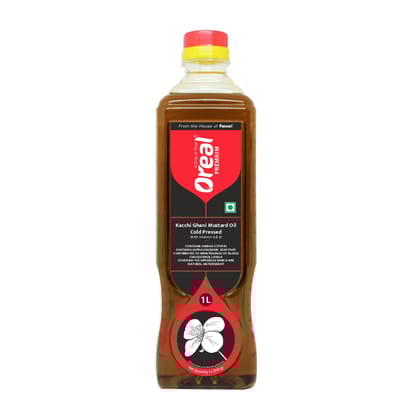 Oreal Premium Cold Pressed Kacchi Ghani Mustard Oil 1L