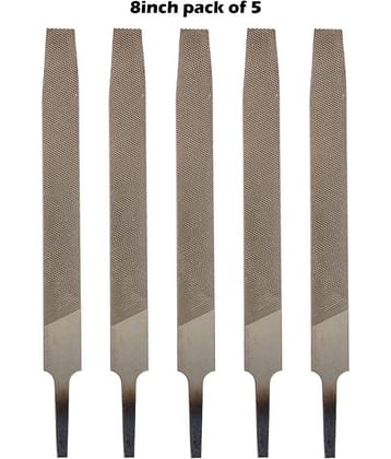 Flat Engineer's File Tool 8Inch (200mm) (Pack Of 5) File & Rasp Flat