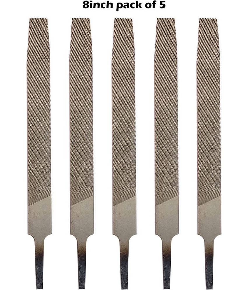 Flat Engineer's File Tool 8Inch (200mm) (Pack Of 5) File & Rasp Flat