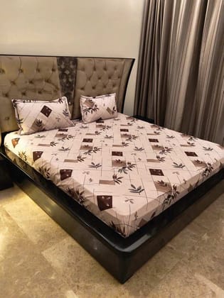 Cotton Flat Double Bed Bedsheet Breathable & Super Soft Fabric