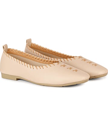 Saheb Peach Women's Casual Ballerinas