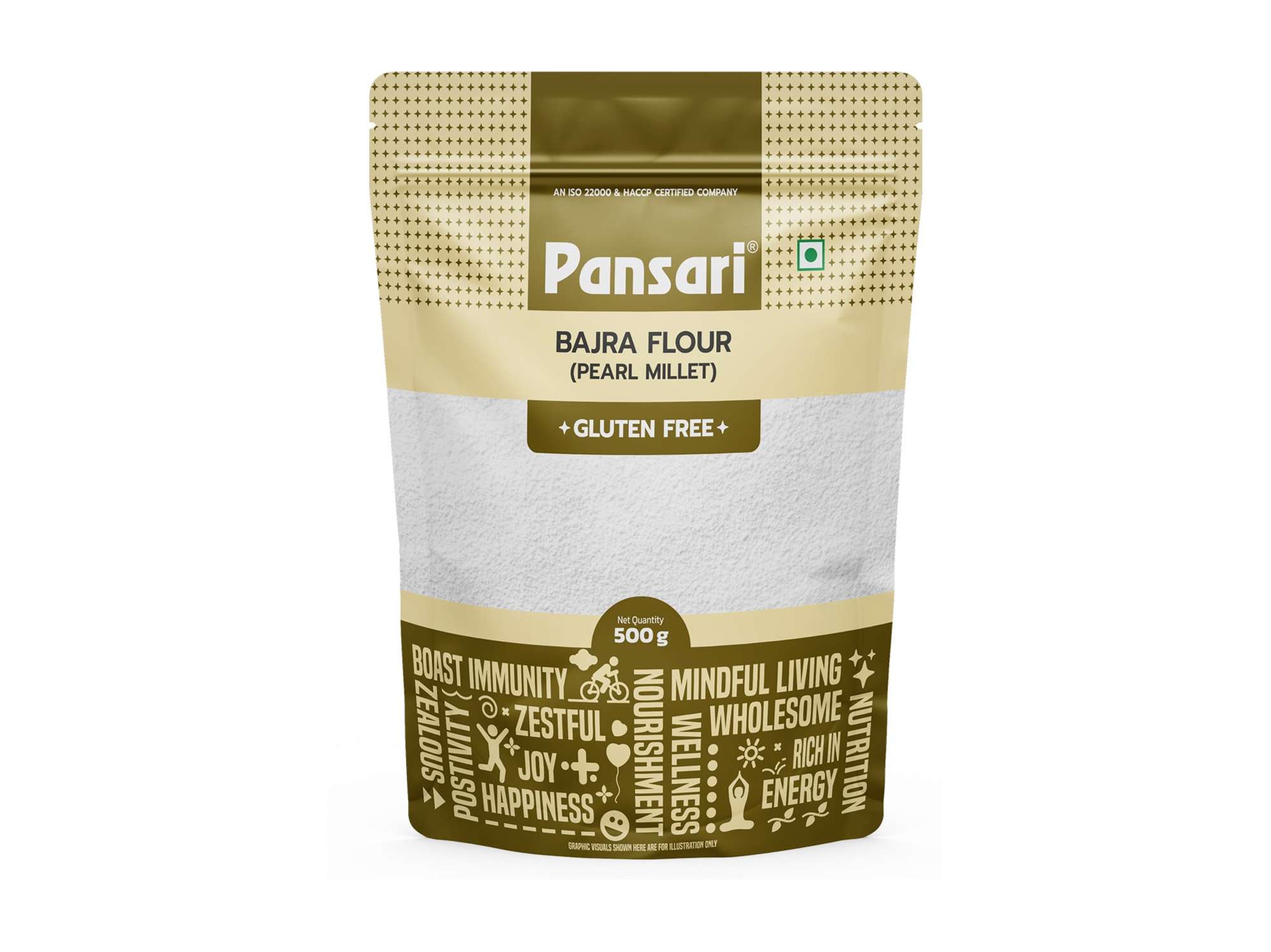 Pansari Bajra Atta / Pearl Millet - 500gm