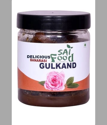 SAi Food DELICIOUS Banarasi Gulkand Made from Finest Rose Petals Finest Mixed Gulkand Pickle 250 g