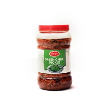 Sarveshwari Green Chilli Pickle Hari Mirch 500 Gms