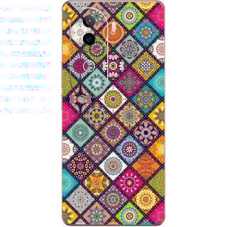 Yug Emporium Back Skin Wrap For iQOO Z9s 5G Premium Quality Full Coverage (3D Rangoli) (Mobile Back Cover, Multicolor)