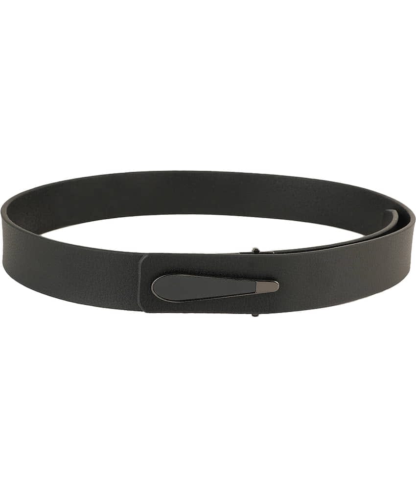 STYLE SHOES - Black Leather Men's Formal Belt ( Pack of 1 )