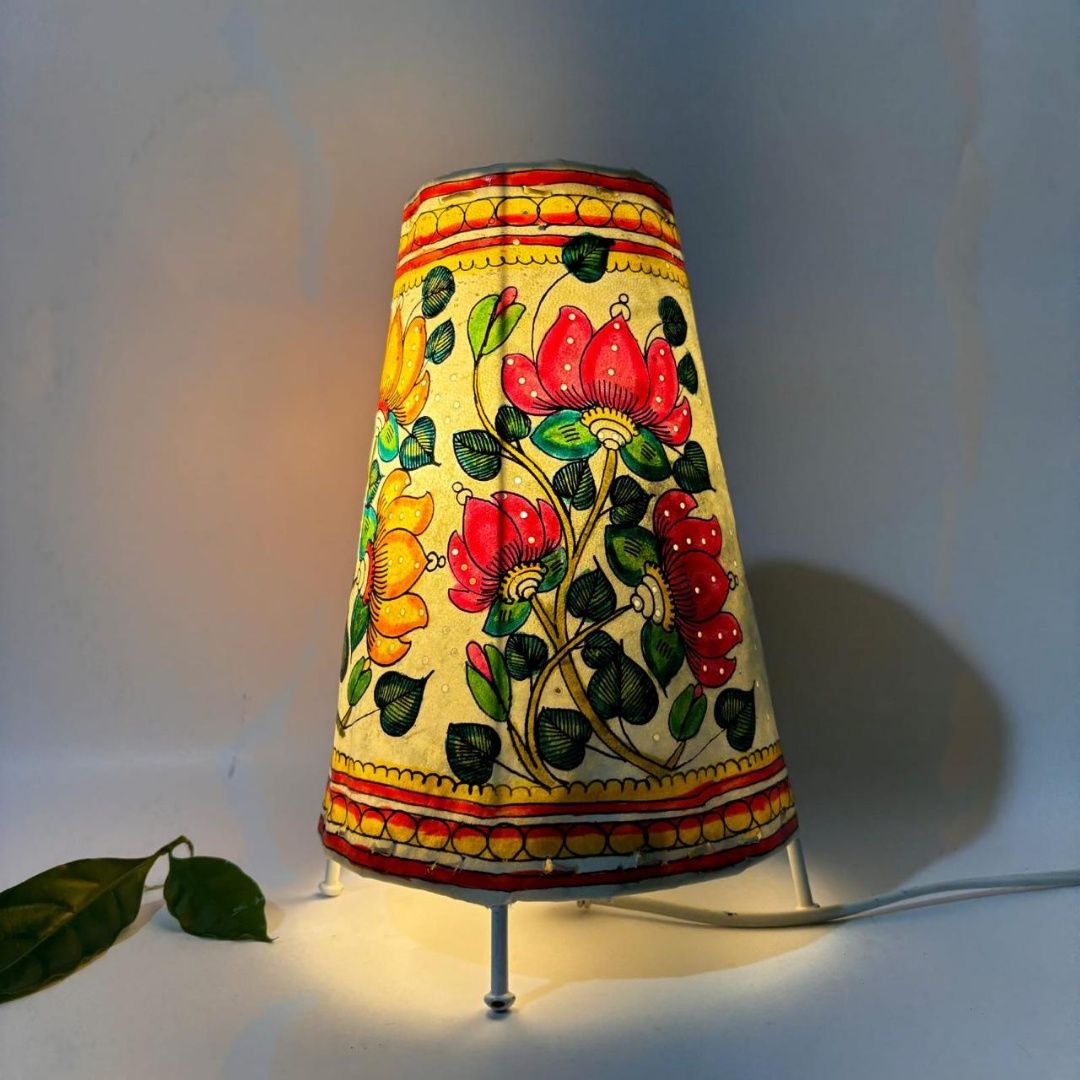 8 inch Lotus design round lamp