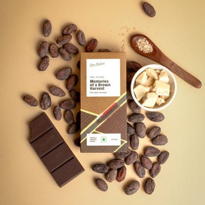 Bon Fiction Memories Of A Brown Harvest (Mini) - Dark Chocolate, 21 gm