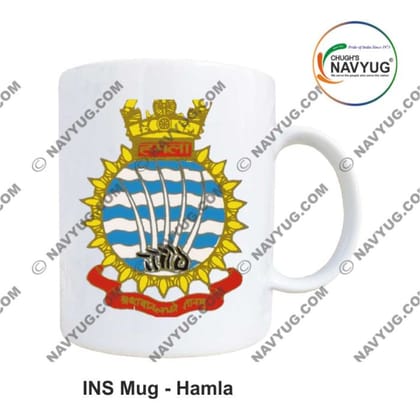 ArmyNavyAir INS Hamla Ceramic Mug (350g) | Premium Navy Insignia Print | Gift & Daily Use ArmyNavyAir INS Hamla Ceramic Mug (350g) | Premium Navy Insignia Print | Gift & Daily Use