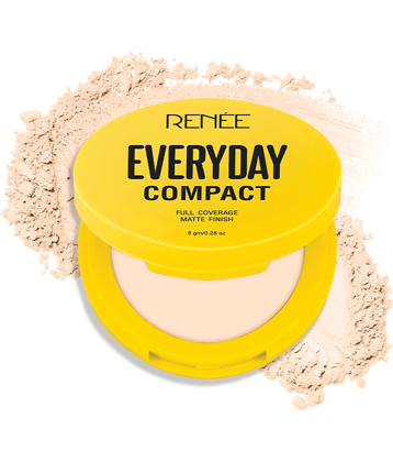 RENEE Everyday Compact Marble, Matte Finish, High Coverage, Ultralight, (Marble,8g)