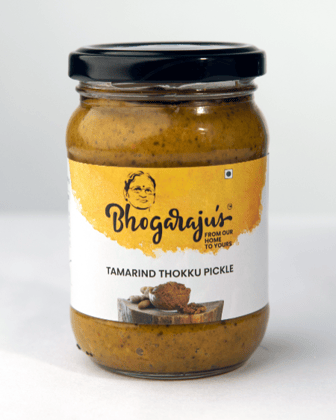 Bhogarajus Tamarind Thokku Pickle - 300 grams (Food Grade Pouch)