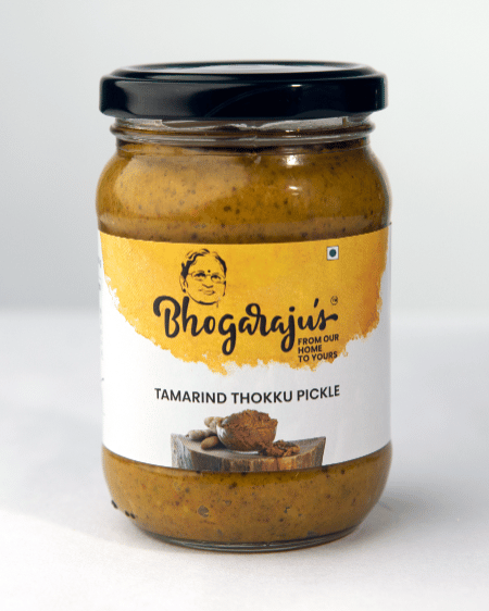 Bhogarajus Tamarind Thokku Pickle - 300 grams (Food Grade Pouch)