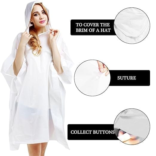 Pvc Matrial Premium Unisex Transparent Rain Suit ,Eco-friendly PVC material, stylish printing, thin design, smooth fabric, waterproof Stretchable, no shrinkage, effectively waterproof, comfortable and durable.