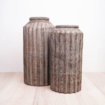 Wooden Art Vase - MARA-Small