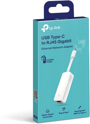 TP Link UE300C USB Type-C to RJ45 Gigabit Ethernet Network Adapter