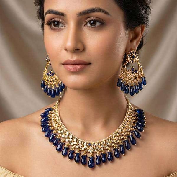 elegant traditional jewelry set with a rich regal look