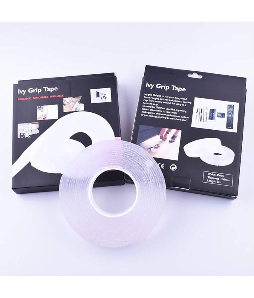 NIRVA ENTERPRISE Nano Tape Traceless Washable Removable Gel Grip Sticker