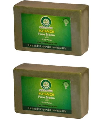 Khadi Herbal Neem Soap 125 gm - Pack of 2