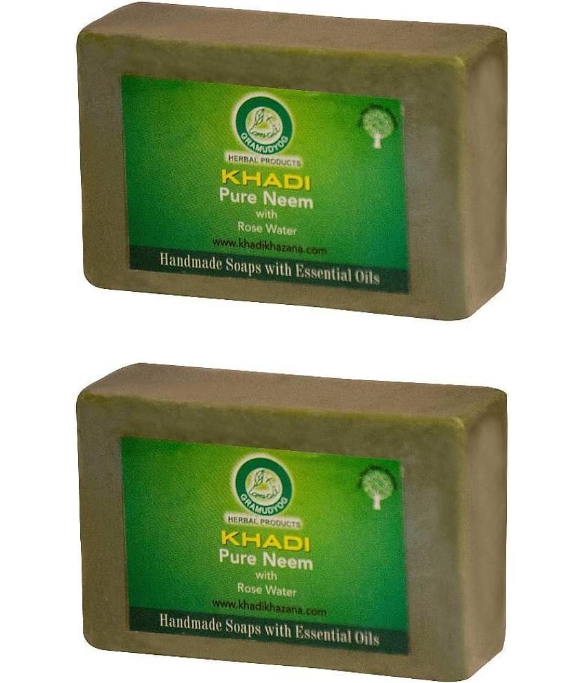 Khadi Herbal Neem Soap 125 gm - Pack of 2