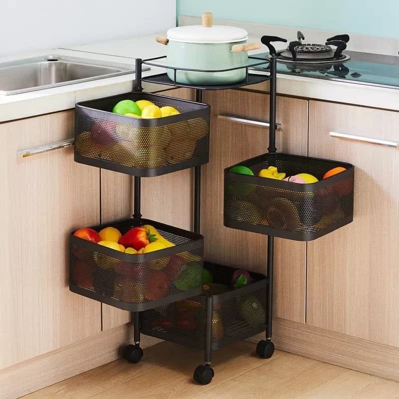 TEX-RO Kitchen Trolley with Wheels