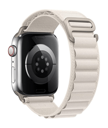 Alpine Loop Band For Apple Watch Series ULTRA/9/8/7/6/5/4 SE- WHITE-49/45/44/42 MM