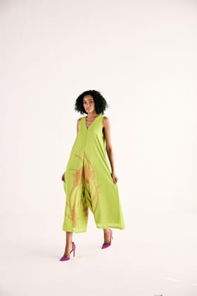 Limeade Jumpsuit-XS