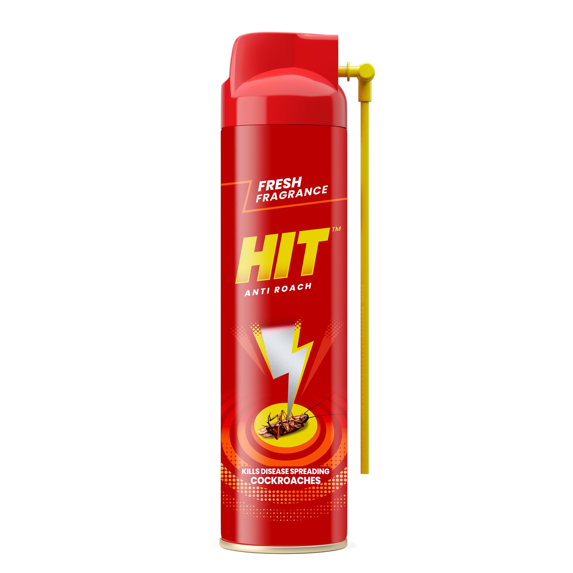 HIT Crawling Insect Killer – Cockroach Killer Spray| Instant Kill | Deep-Reach Nozzle | Fresh Fragrance