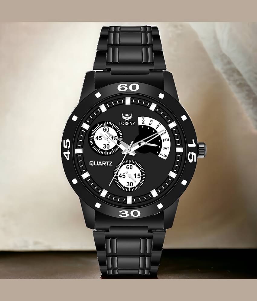 Lorenz Black Stainless Steel Analog Men's Watch