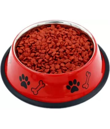 Gau Sudh - Stainless Steel Dog Food Blue Bowl 900 mL