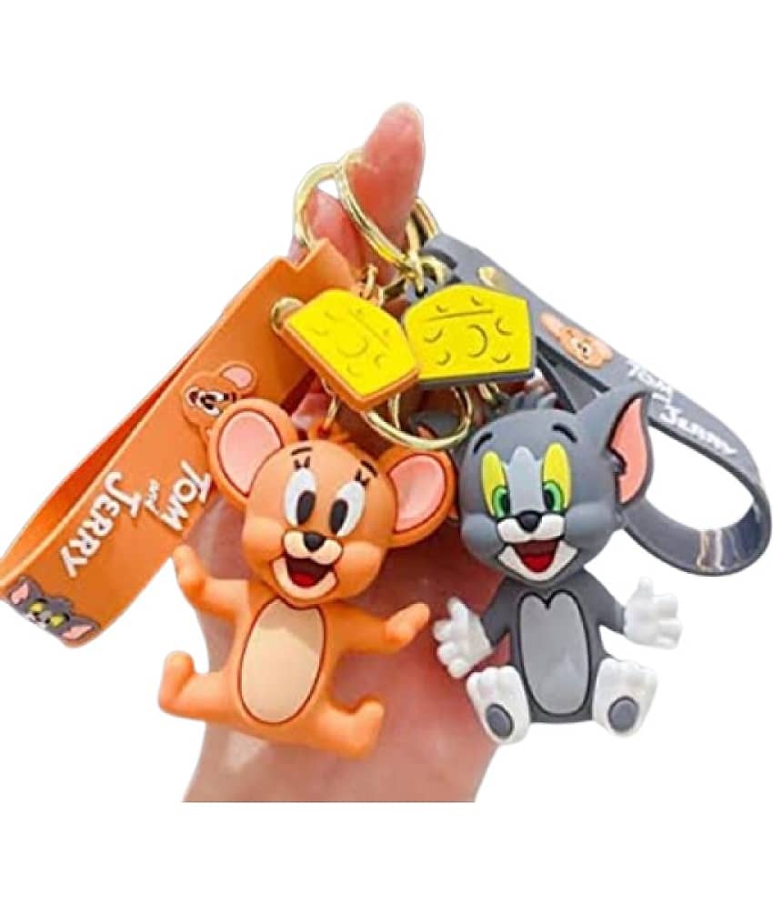 THR3E STROKES Silicone Rubber Keychain ( Pack of 2 )