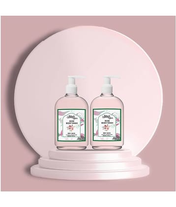 Mirah Belle Unisex Rose Body Wash 500 mL Pack of 2