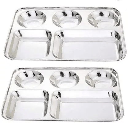 Wektu BHOJAN THAL/PLATE 2 PCS WITH HEAVY MIRROR POLISH Dinner Plate