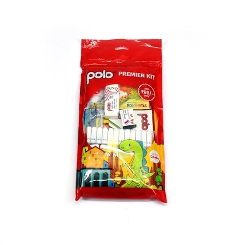 polo Premier Kit Pack of 2 | Complete Art & Craft Set with Oil Pastels, Plastic Crayons, Watercolor Pens, Ruler, Pencil, Eraser & Sharpener | Perfect for Kids, Students & Beginners