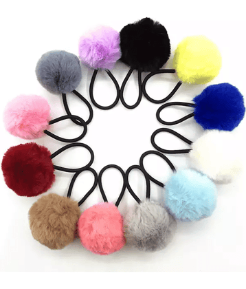 La Belleza - Multi Girls Scrunchie ( Pack of 12 )