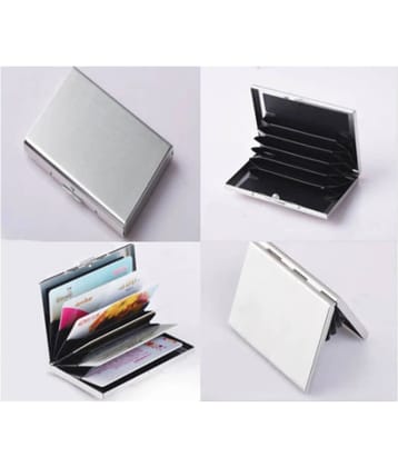 FSN-Quality Steel Plain ATM Card Holder with 6 card slots