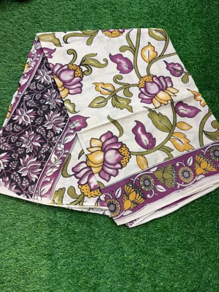 Kalamkari cotton saree